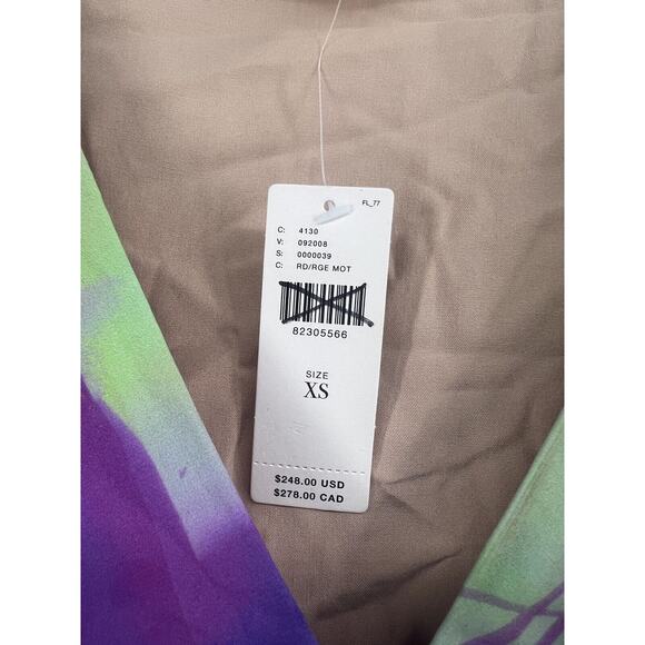 Anthropologie Plenty by Tracy Reese Puff-Sleeve Surplice Dress Size Xs - Picture 7 of 10